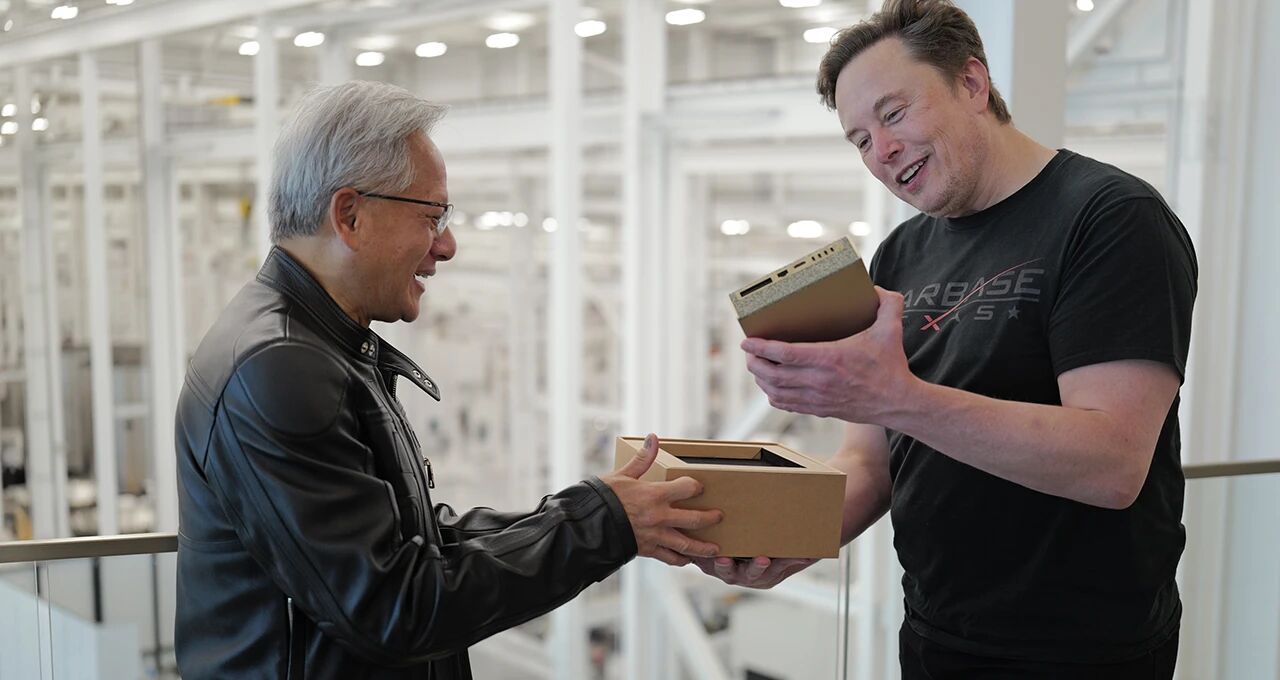 图片[1]-埃隆·马斯克获得刚上市的 NVIDIA DGX Spark：千万亿次 AI 超级计算机抵达 SpaceX-AI Spot