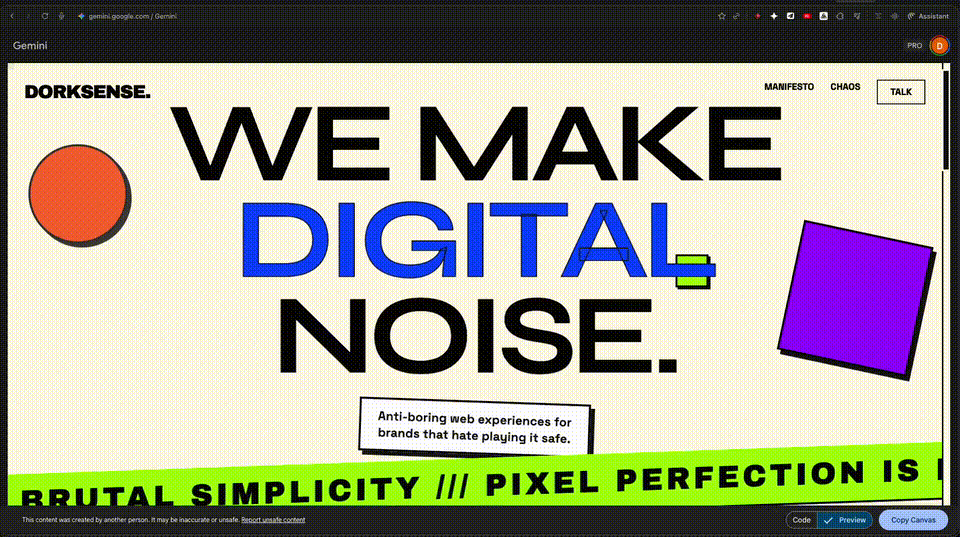 图片[14]-年度最强 AI 压轴！谷歌 Gemini 3.0 下周决战 OpenAI，前端要下岗了！-AI Spot